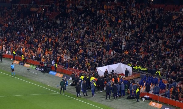 A health crisis causes the match between Hungary and the Netherlands to be stopped